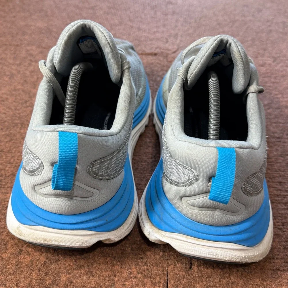 C+ gym Hoka Gaviota 5 Mens Running Shoes Grey Blue 1127929 LDVB Size 12.5D